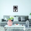 SSDECO.es | Cuadro Decorativo de Pared Walter White - Arte en Madera Negro con Fondo Blanco, 30x41 cm - Decoración Moderna para Salón, Dormitorio y Oficina